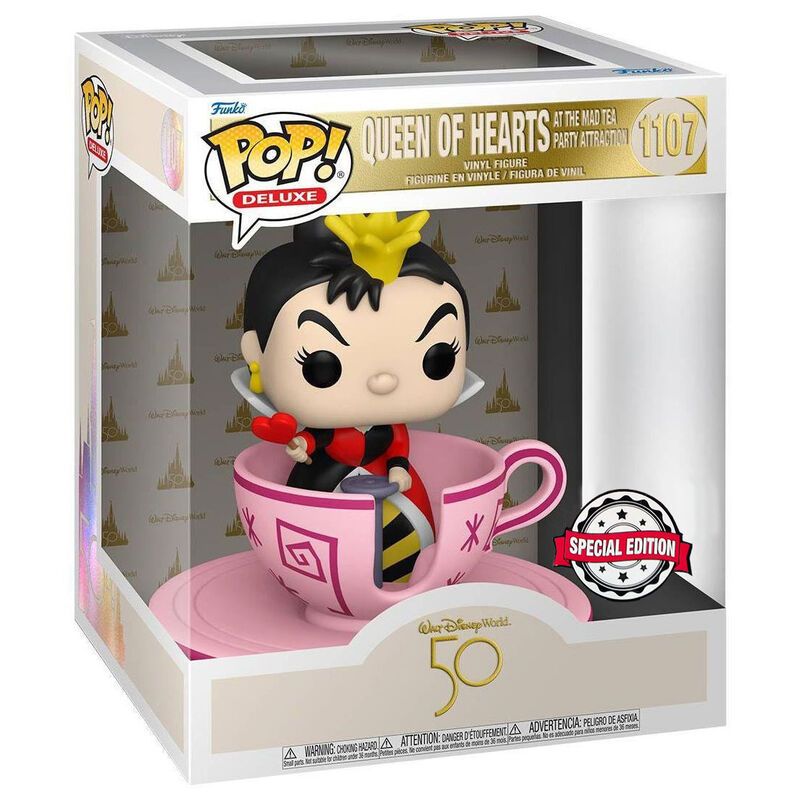Funko POP Walt Disney World 50th Queen of Hearts at mad tea party Exclusive