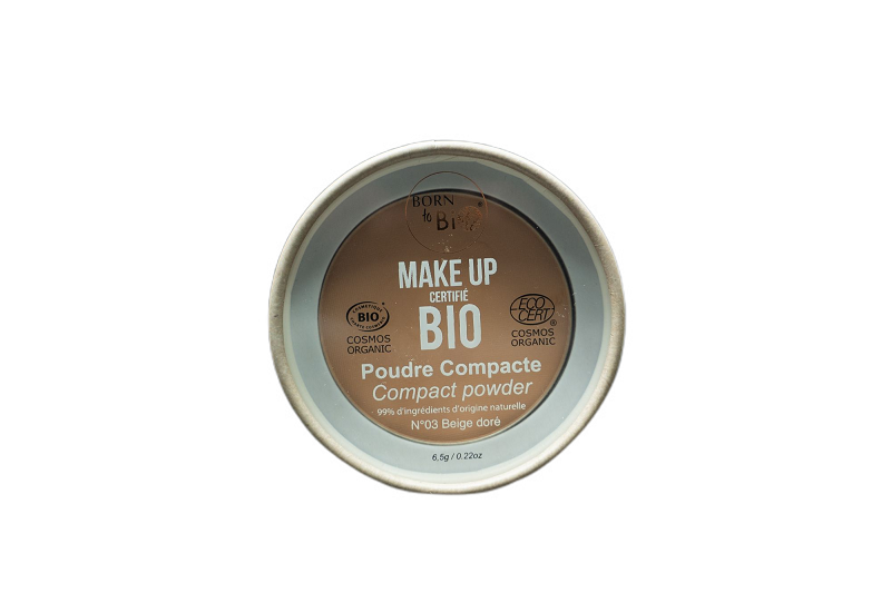 Polvos Compactos Organicos Born to Bio N°3 Golden Beige 6,5G
