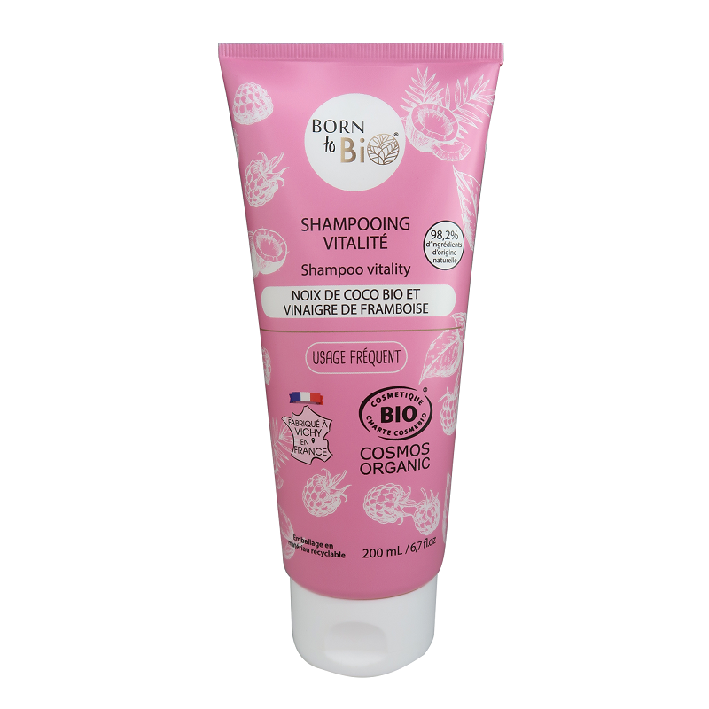 Champu para Uso Frecuente Cosmos Organic Vitality Born to Bio 200 ml