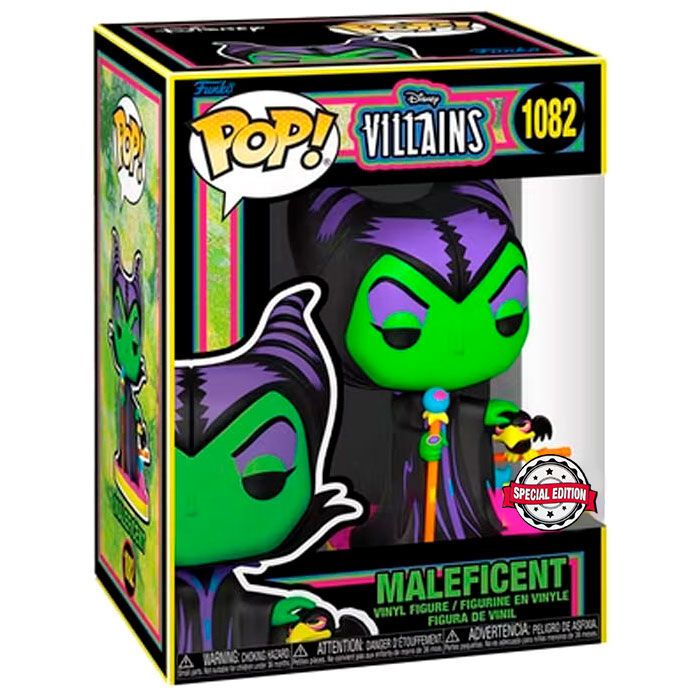 Funko POP Disney Villains Maleficent Black Light Exclusive - Imagen 2